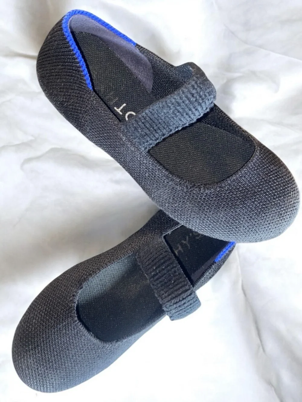 Rothy's Kids Black Mary Jane Flats 10 (fits like 9)